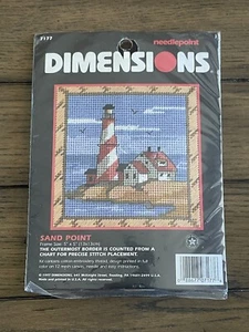 "Kit de punta de aguja New Dimensions punto de cruz faro 5x5""" - Imagen 1 de 5