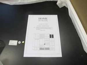COLECCIÓN DE DECORADORES DE HOGAR 21730-05210 BAXTER ESTANTES DE ARMARIO DE DOBLE UNIDAD NEGRO - Imagen 1 de 2