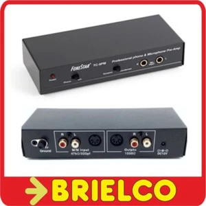 PREAMPLIFICADOR PROFESIONAL PARA CAPSULA TOCADISCOS RIIA MICROFONO TC-9PM BD8550 - Imagen 1 de 1