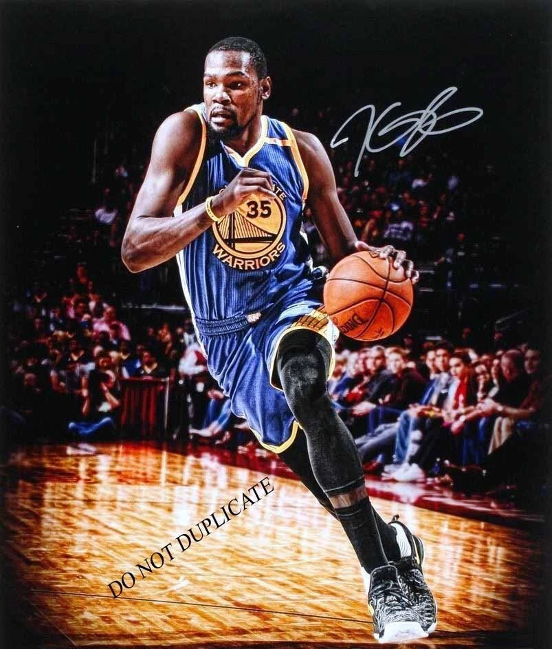 KEVIN DURANT - REIMPRESIÓN DE FOTO FIRMADA BRILLANTE 8 X 10 Foto 1 de 1