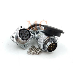 WS20 7Pin Waterproof Connector IP65 Male Female Connector Power Connector Jack - Picture 1 of 7