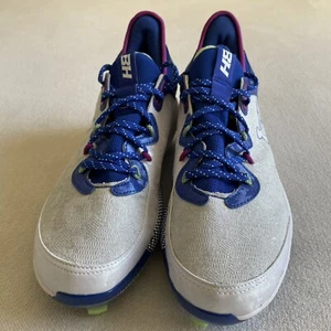Botines de béisbol Under Armour UA Bryce Harper 8 Elite TPU para hombre talla 10 blanco real - Imagen 1 de 13