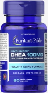 Puritan's Pride DHEA 100 mg - 60 Capsules - Picture 1 of 1