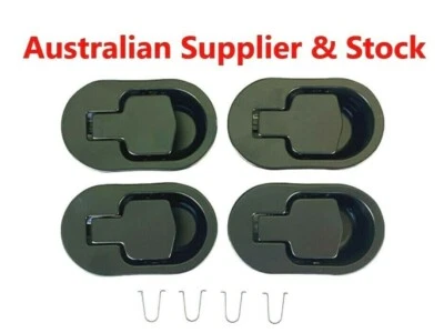Black Recliner Handle & Clips 4 Pk | Metal | Fit Most Chairs | Premium Quality - Image 1 of 4