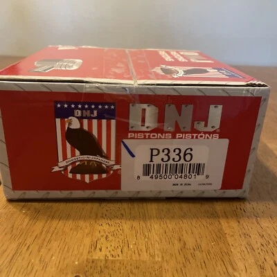 P336 DNJ Set of 4 Pistons for Chevy Chevrolet Equinox Malibu Impala GMC Terrain - Image 1 of 4