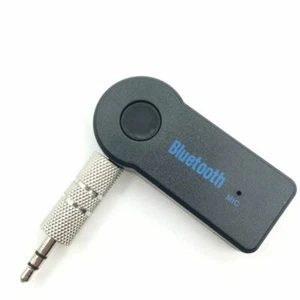 Bezprzewodowy odbiornik Bluetooth 3,5 mm AUX Audio Stereo Muzyka Dom Samochód Adapter Zestaw - Zdjęcie 1 z 7