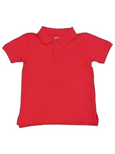 Infant & Toddler Boys Red Collared Two Button Polo Tee Shirt T-Shirt 4T - Picture 1 of 1