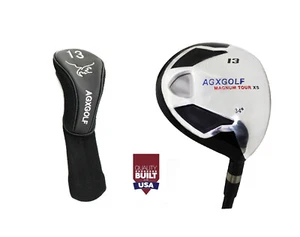 AGXGOLF FAIRWAY XS #13 WOOD (34°) MENS RH &LH; GRAPHITE SHAFT ALL SIZES & FLEXES - Picture 1 of 7