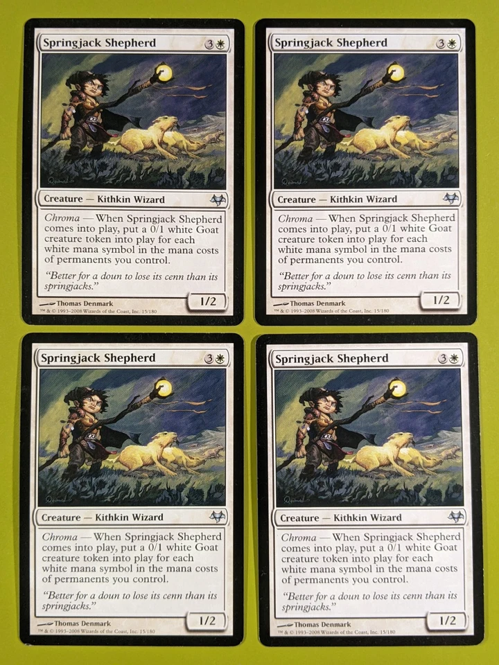 Springjack Shepherd x4 Eventide 4x Magic the Gathering MTG - Image 1 of 1