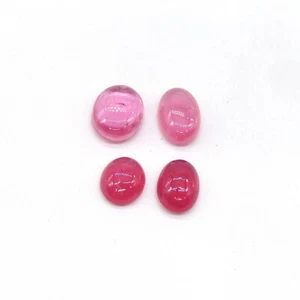 Oval pink tourmaline gemstone, pink tourmaline cabochons, 9x7 pink tourmaline - Imagen 1 de 9