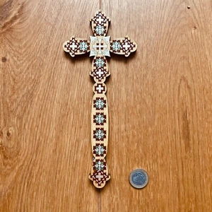 Hand painted Iota Coptic Cross - Picture 1 of 2