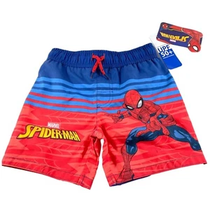 Spider-Man Boys Swim Trunks Size 4T UVG 50+ Wearable Sunblock Lined NWT - Picture 1 of 6