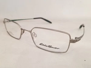 new EDDIE BAUER EB32044 eyeglasses Frame Gray 53mm Flexible Memory Metal - Picture 1 of 3