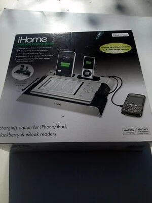 Ihome IPod & IPhone, Blackberry/Ebook Readers Charging Station - New in Open Box - Image 1 of 4