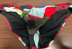 Bar III Black Floral Bikini Bottoms Size Large NWOT - Picture 1 of 1