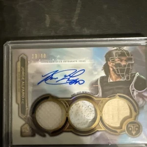 2019 Topps Triple Threads Jorge Alfaro Auto 18/18 - Picture 1 of 2