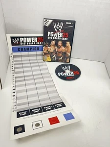 WWE Wrestling Power 25 DVD Board Game Volume 2 Mysterio HHH HBK Orton TESTED - Foto 1 di 3