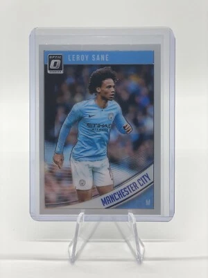2018-19 Panini Donruss Soccer Leroy Sane Optic Base Card Manchester City - Image 1 of 2