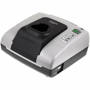 Powery Akku-Ladegerät mit USB für Milwaukee Akku-Rohrschneider C12 PC 12V Grau - Bild 1 von 1