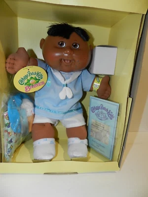 CABBAGE PATCH BABIES CARVEL ICE CREAM BOY DOLL SCENTED AFRICAN AMERICAN NEW 2007 - Image 1 of 4