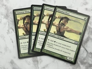 4x Llanowar Elves x4 Magic 2011 M11 - Magic the Gathering Magic The Gathering - Juego de 4 cartas - Casi nuevo - Imagen 1 de 1
