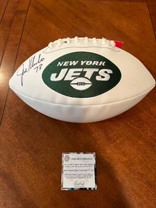 Joe Klecko Autogramm NY Jets Wilson Football mit Echtheitszertifikat - Bild 1 von 7