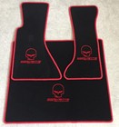 Autoteppich Kofferraum Floor Mats für Chevrolet Corvette C4 3tlg Punisher rot 