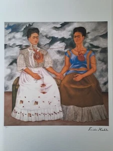 Frida Kahlo Signed -  The Two Fridas - Certificate - Picture 1 of 6