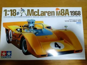 Kit Modelo Vintage Tamiya Mclaren M8A Escala 1:18 Caja Abierta Parcialmente Montada JP - Imagen 1 de 2