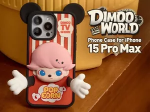 POP MART DIMOO WORLD × DISNEY iPhone Case Smartphone Stand 15 Pro Max JAPAN - Picture 1 of 13