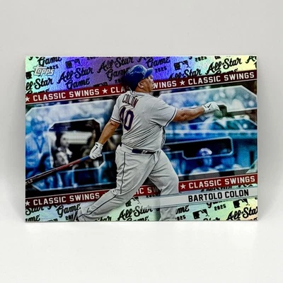 Bartolo Colon Topps Juego de Estrellas 2025 Classic Swings #CS-16 New York Mets Foto 1 de 2