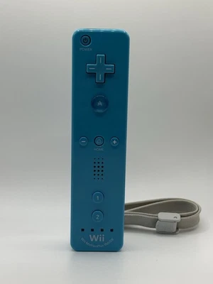 Nintendo Wii U Official Wii Remote Motion Plus Blue OEM RVL-036 Tested Working - Image 1 of 4