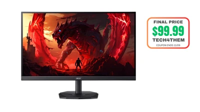 Monitor para juegos Acer 27" Nitro KG1 pantalla ancha KG271U N3BMIIPX AMD FreeSync 180Hz Foto 1 de 4