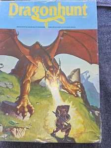 Avalon Hill Dragon Hunt Board Game Bookcase 1982 Fantasy Game Complete Rare - Picture 1 of 7
