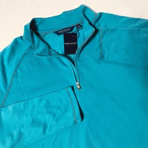 Peter Millar Crown Crafted Excursionist Flex XL 1/4-Reißverschluss Merinowolle UVP 200 $ - Bild 1 von 9