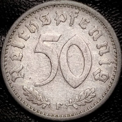 Germany 1942 F - 50 Pfennig - KM#96 - Image 1 of 2