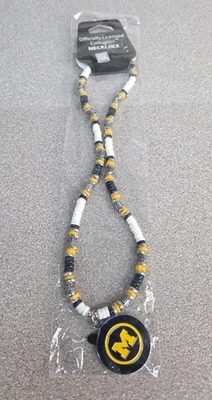 Michigan Wolverines Officially Licensed Collegiate Puka Shell necklace NEW - Image 1 of 4