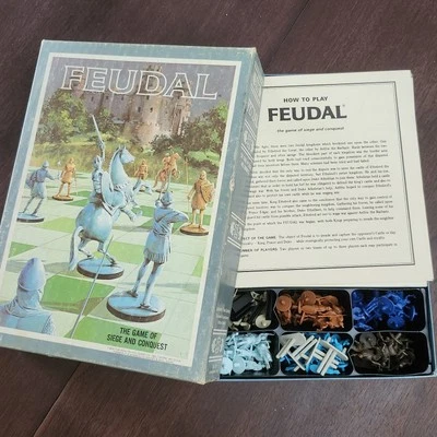 Juego de mesa feudal vintage de asedio y conquista 1976 Avalon Hill estantería Comp Foto 1 de 4