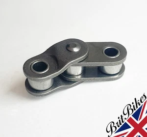 RENOLD CHAIN CRANKED LINK SIMPLX 3/8 x 5/32 BSA TRIUMPH NORTON 110-037-30 RCL8C - Picture 1 of 5