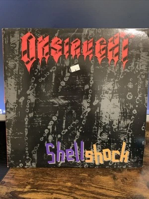 Onslaught- Shellshock- 12" Vinyl 1989 Polygram PRO 754-1  Promo Metal - Image 1 of 4