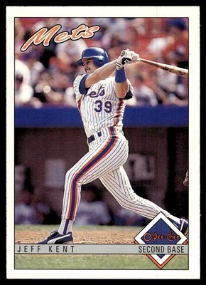 1993 O-Pee-Chee Jeff Kent New York Mets #213 - Image 1 of 2