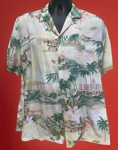 VINTAGE DIAMOND HEAD SPORTSWEAR  ROYAL HAWAIIAN HOTEL MENS M SHIRT - Picture 1 of 9
