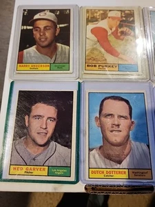 10 1961 Topps Cards - Picture 1 of 11