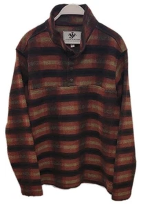 John Wayne Timeless Classic Flannel Men's Snap Button Pullover Shirt LARGE - Picture 1 of 10
