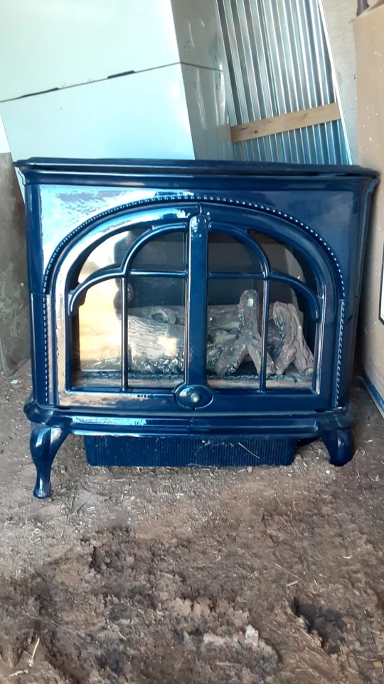 Отдельно стоящий вентилируемый газовый комнатный обогреватель Serefina синий - Изображение 1 из 2