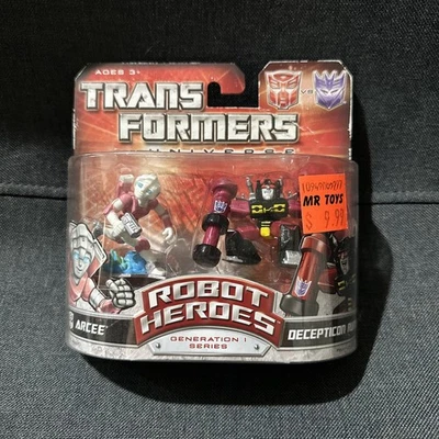 Transformers Universe Robot Heros Generation 1 Series Arcee VS Decepticon Rumble - Image 1 of 4