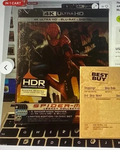 *NEW* 3-DISC SPIDER-MAN NUMBERED LIMITED-EDITION 4K+ACTIVE DIGI-BOOK: WAREHOUSE - Bild 1 von 24