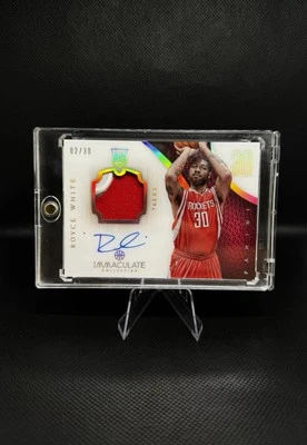 2012-13 Panini Immaculate /30 Royce White #148 RPA Rookie Patch Auto RC - Image 1 of 4