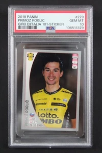Primoz Roglic PSA 10 / Rookie RC Sticker Panini Giro D'italia 101 2018 #279 - Picture 1 of 2