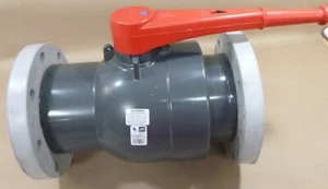SPEARS 2133-060 COMPACT BALL VALVE - FLANGED END STYLE - PVC - 6" 6IN NOMINAL - Picture 1 of 6